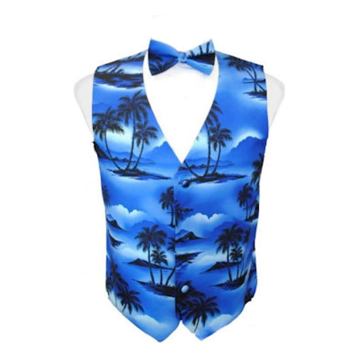 Tradewinds Ocean Blue Tuxedo Vest