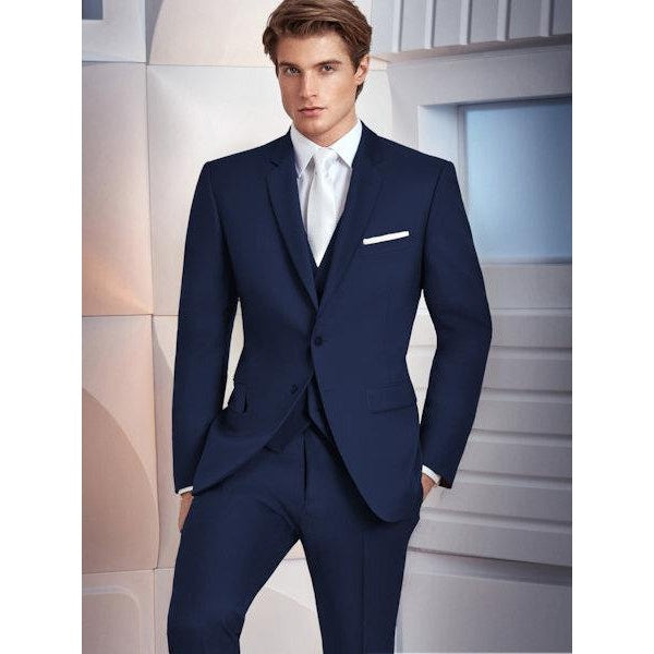 Ike Behar Navy Collin Dress Suit