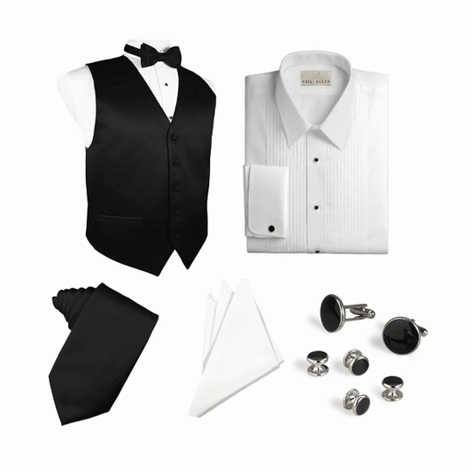 Silk Vest Tuxedo Accessory Package