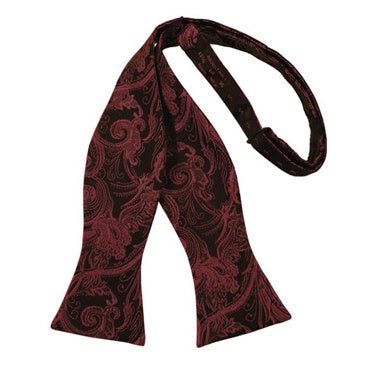 Apple Tapestry Paisley Self Bow Tie