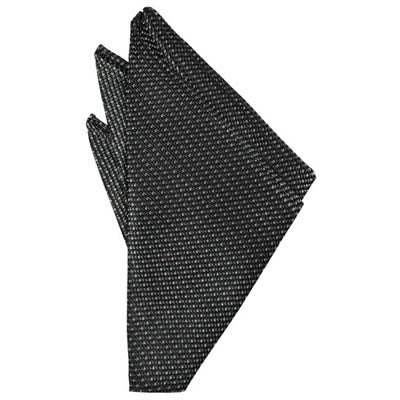 Asphalt Silk Weave Pocket Square