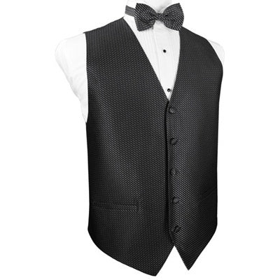 Asphalt Venetian Tuxedo Vest