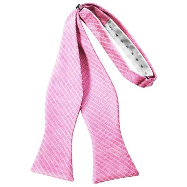 Bubblegum Pink Palermo  Self Bow Tie