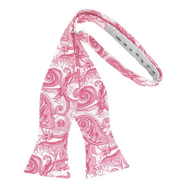 Bubblegum Tapestry Paisley Self Bow Tie