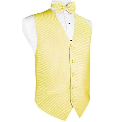 Buttercup Yellow Venetian Tuxedo Vest