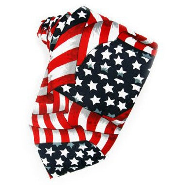 USA Flag Self Tie Necktie