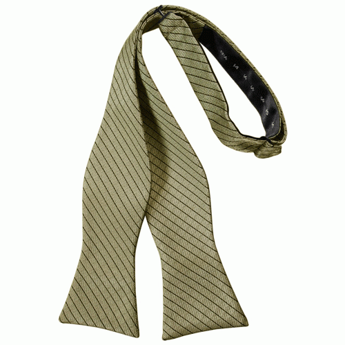Champagne Gold Palermo Self Bow Tie