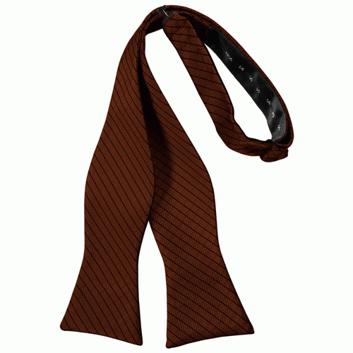 Cinnamon Brown Palermo Self Bow Tie