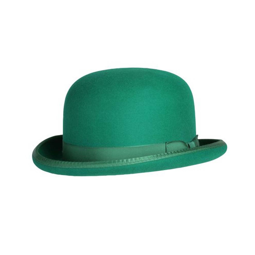 Classic Derby Hat in Kelly Green