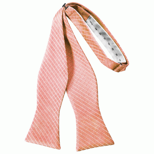 Coral Palermo Self Bow Tie