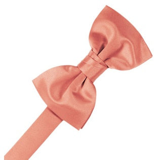 Coral Reef Satin Pre-Tied Bow Tie