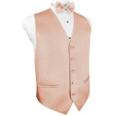 Coral Venetian Tuxedo Vest