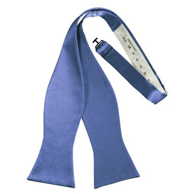 Cornflower Satin Self Bow Tie