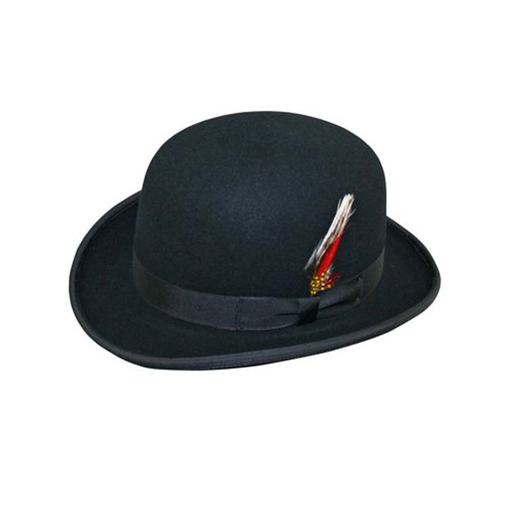 Crushable Derby Hat in Black