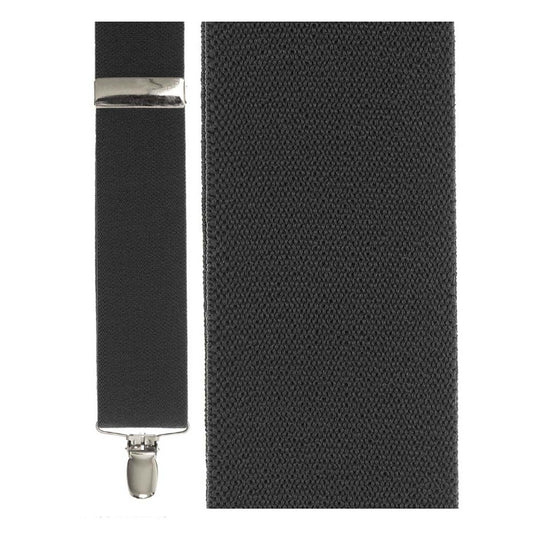 Dark Grey Newport Suspenders
