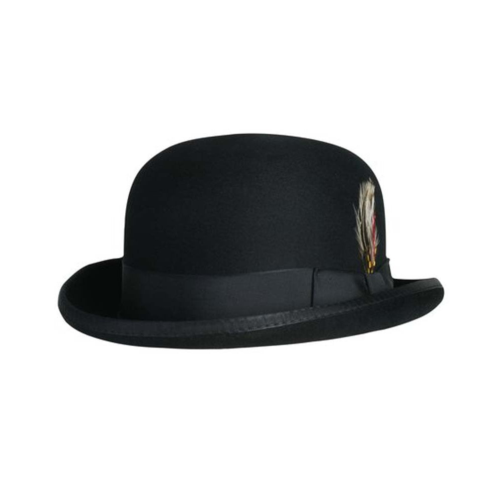 Black Deluxe Derby Hat