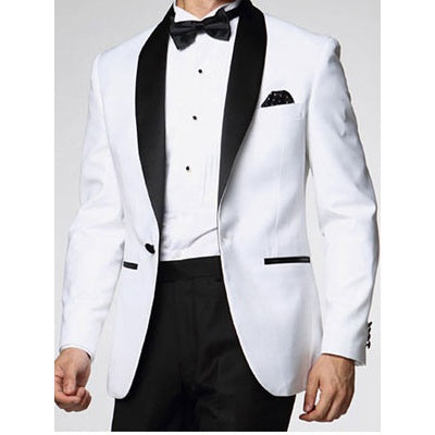 Pearl White Skyfall Tuxedo <br> by Michael Craig