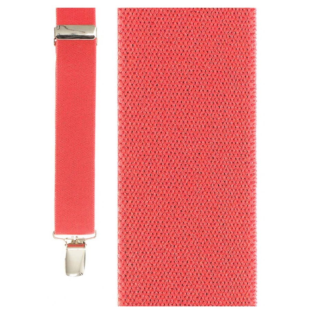 Fluorescent Red  Newport Suspenders