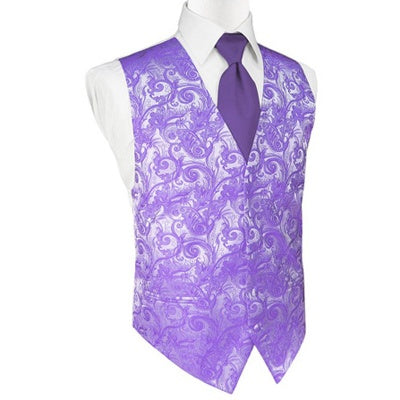 Freesia Tapestry Satin Tuxedo Vest