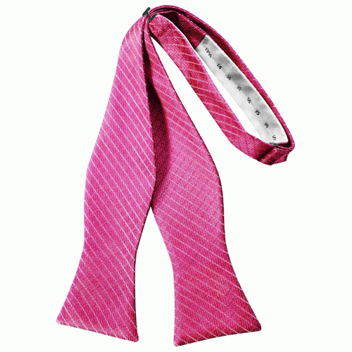 Fuchsia  Palermo Self Bow Tie