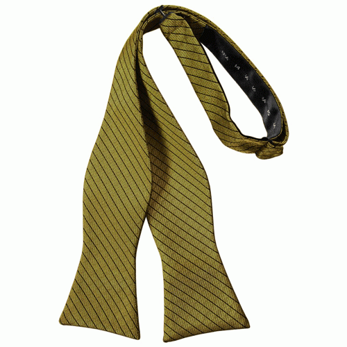 Gold Palermo Self Bow Tie