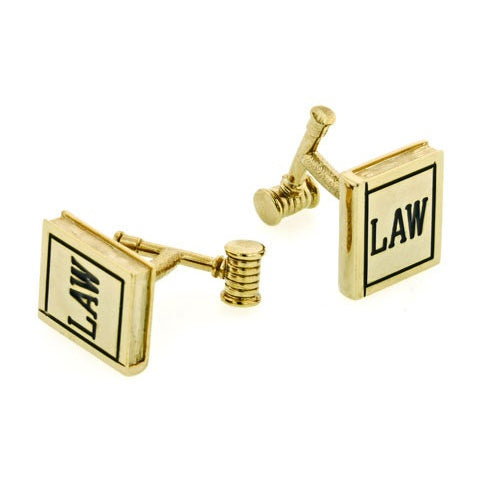 Gold Legal Law Cufflinks