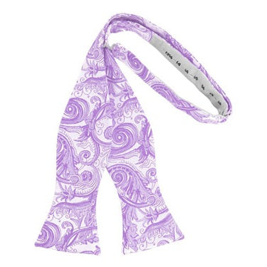 Heather Tapestry Paisley Self Bow Tie