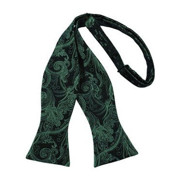 Holly Tapestry Paisley Self Bow Tie