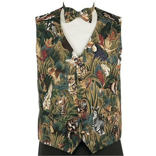 Jungle Animals Green Vest