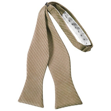 Latte Palermo Self Bow Tie