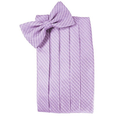 Lavender Palermo Cummerbund and Bow Tie Set