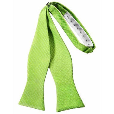 Lime Green Palermo Self Bow Tie