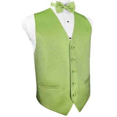 Lime Green Venetian Tuxedo Vest