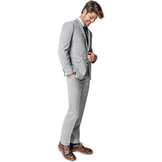 Paul Betenly Slim Fit Light Grey Men's Dress Suit