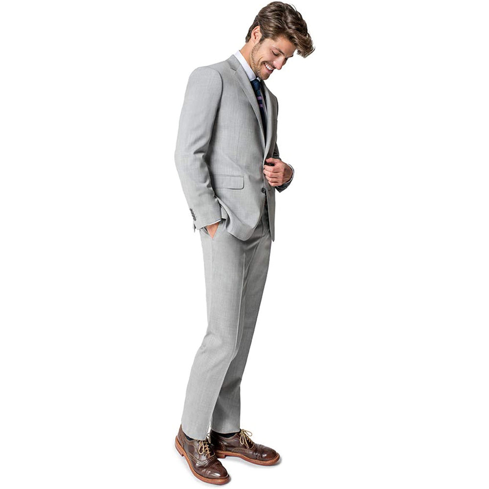 Paul Betenly Classic Fit Light Grey Men's Dress Suit