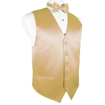 Harvest Maize Satin Tuxedo Vest