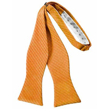 Mandarin Orange Palermo Self Bow Tie