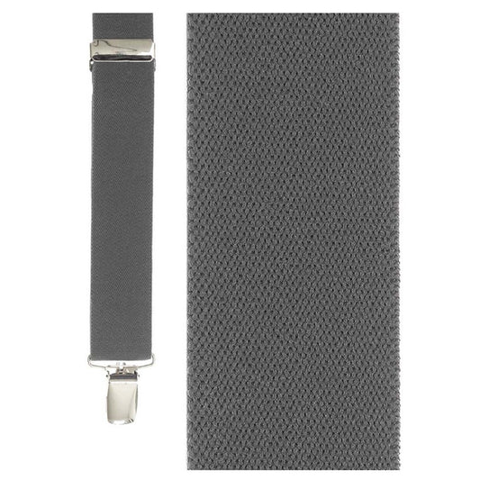 Medium Grey Newport Suspenders