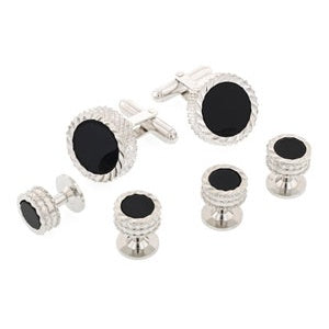 Miami Vice Tuxedo Cufflinks and Studs