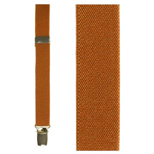 Orange Oxford Suspenders