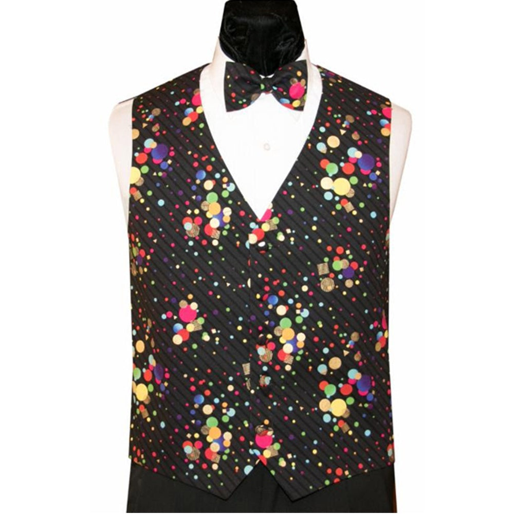 Party Circles Tuxedo Vest