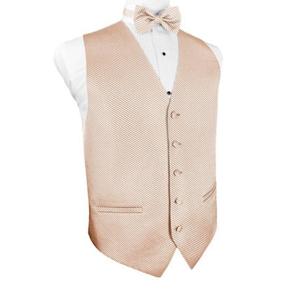 Peach Venetian Tuxedo Vest