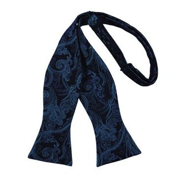 Peacock Tapestry Paisley Self Bow Tie