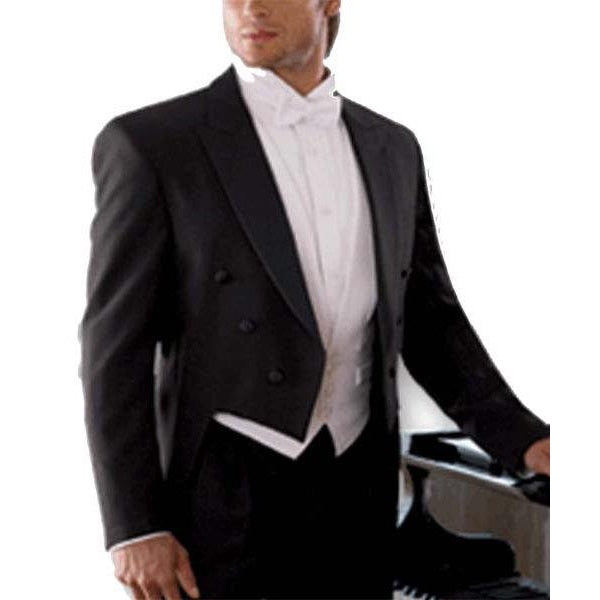 Neil Allyn Full Dress Black Tailcoat  in Slim Fit or Regular Fit