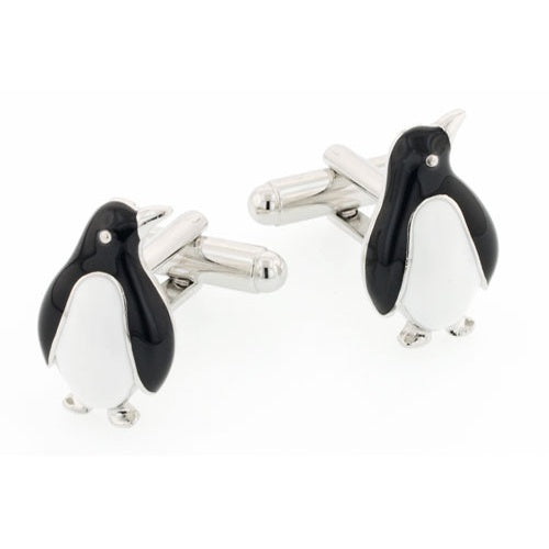 Penguin Cufflinks Silver