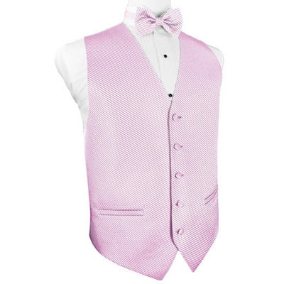 Pink Venetian Tuxedo Vest