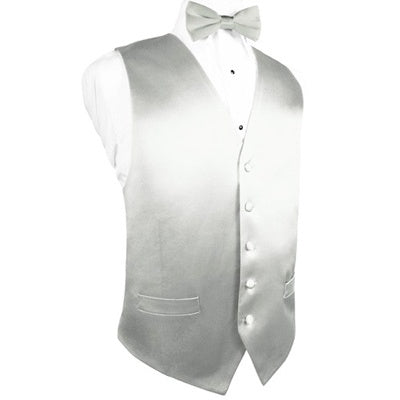 Platinum Premium Silk Tuxedo Vest