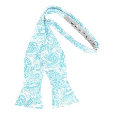 Pool Tapestry Paisley Self Bow Tie