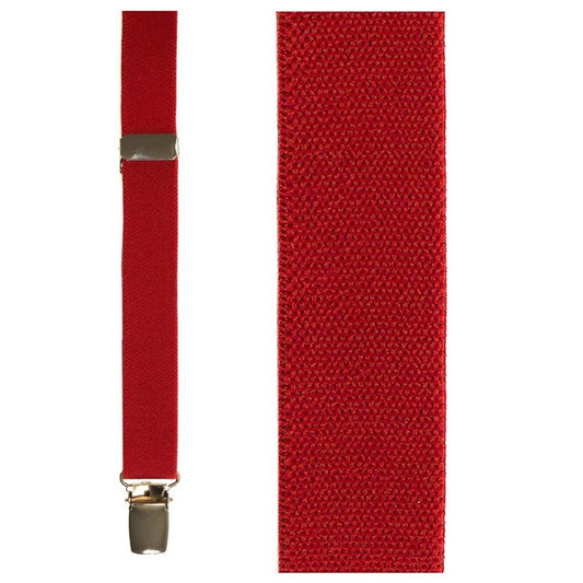 Red Oxford Suspenders