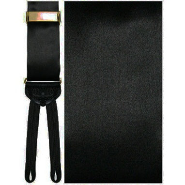 Sardinia Silk Suspenders Gold